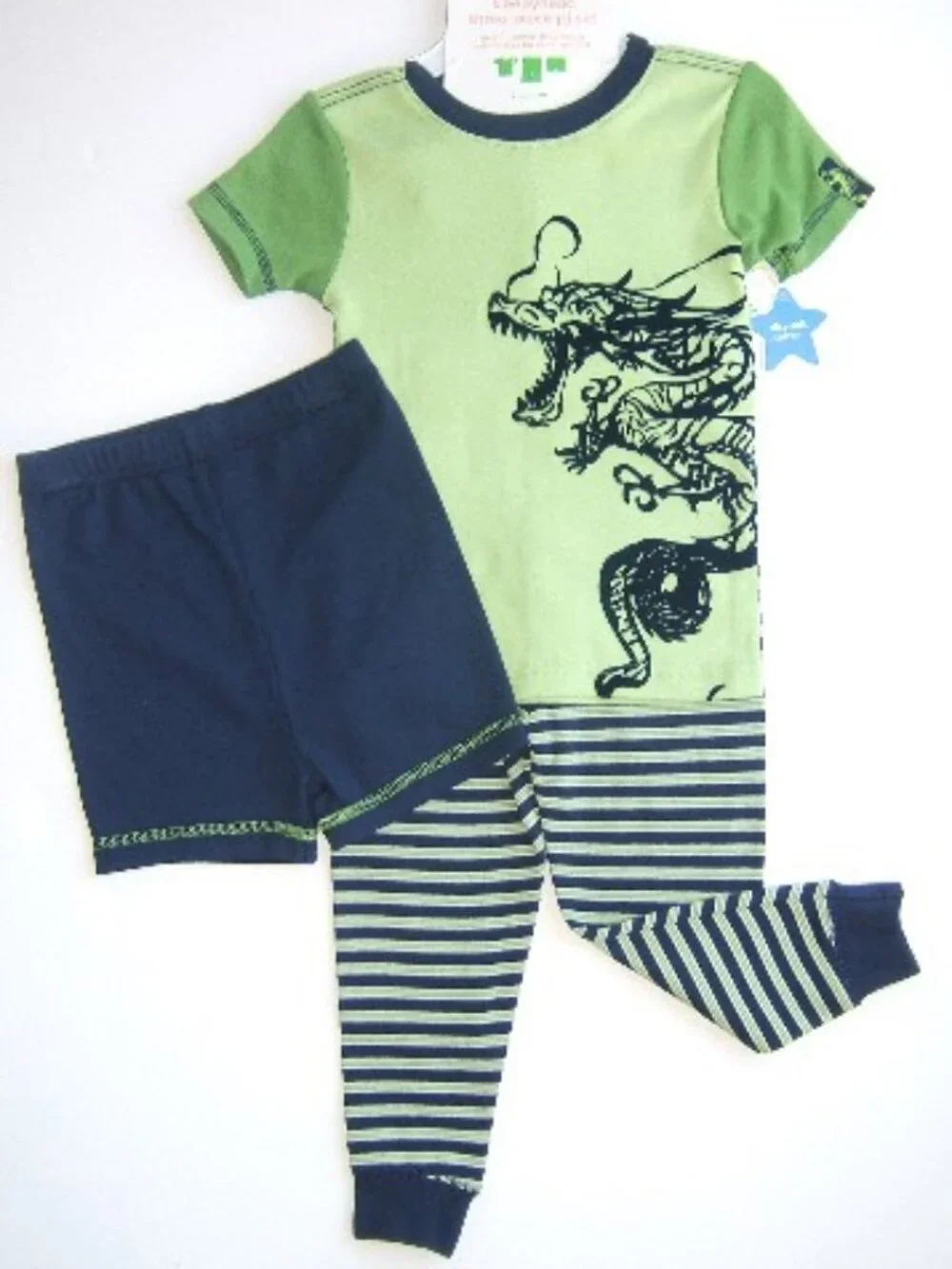 Carter's Boys' 3-Pc Dragon Pajama Set